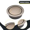 Concealed Flush Pull Handle Hardware Round 42mm Recessed Door Multipurpose for Sliding