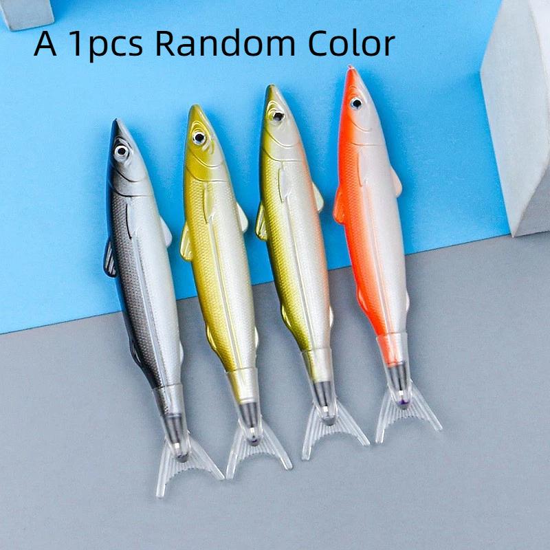 [TG835]1/3/5Pcs Fun Realistic Fish Shaped Gel Pen Smooth Writing Office Students Stationery Gift School Supplies