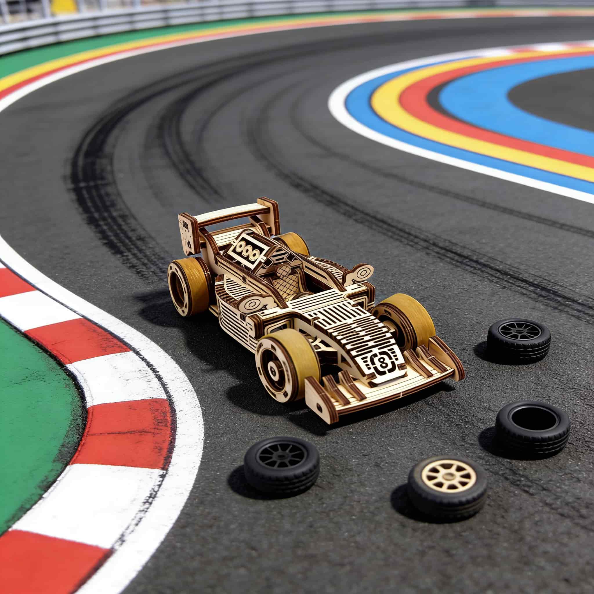 

3D Wooden Puzzle Car DO-IT-YOURSELF Wooden Miniature Perfect as a Birthday Halloween Easter Christmas or Latest Year s Present белый