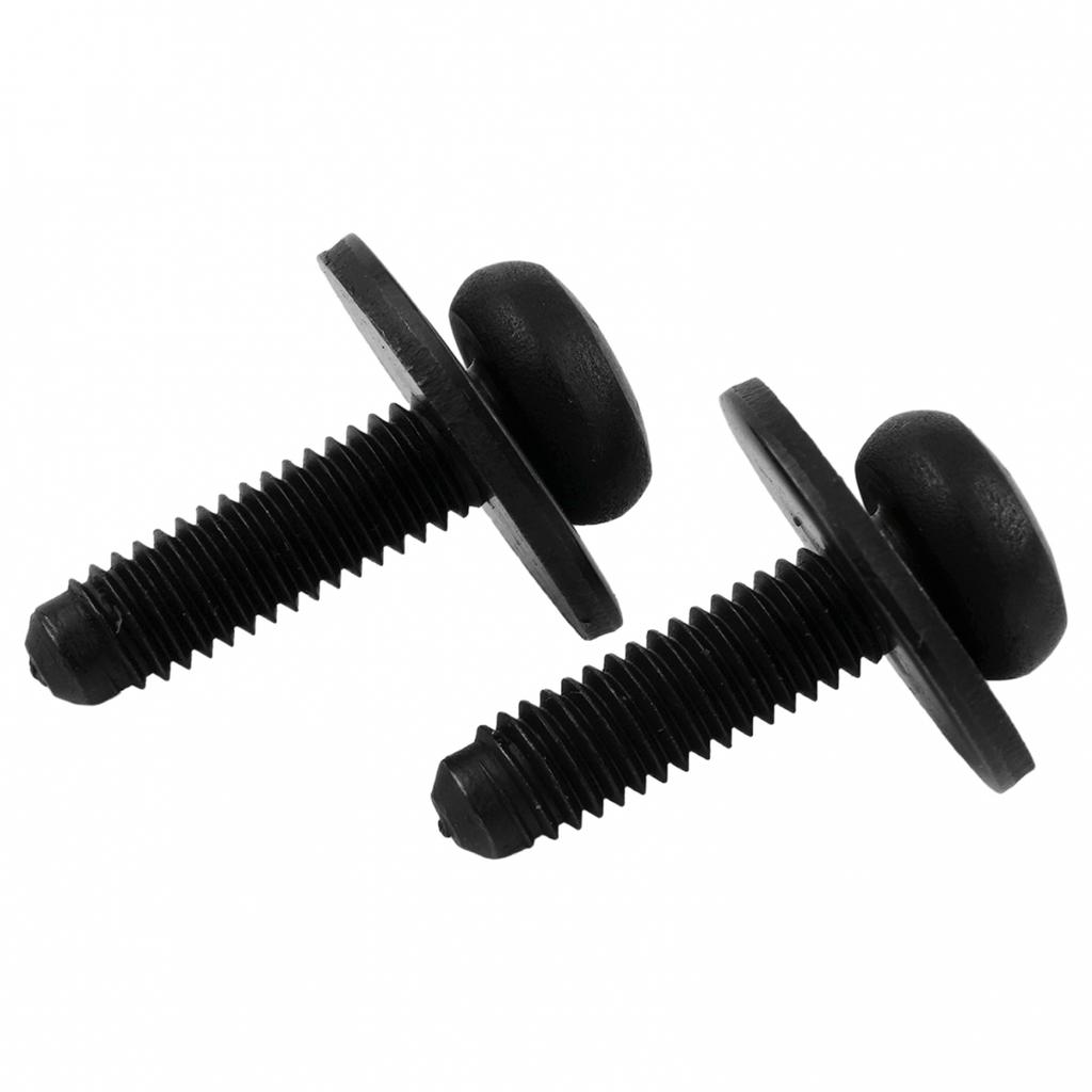 Headlight Bolt Screw 2Pcs Car Clips Fasteners Meatl