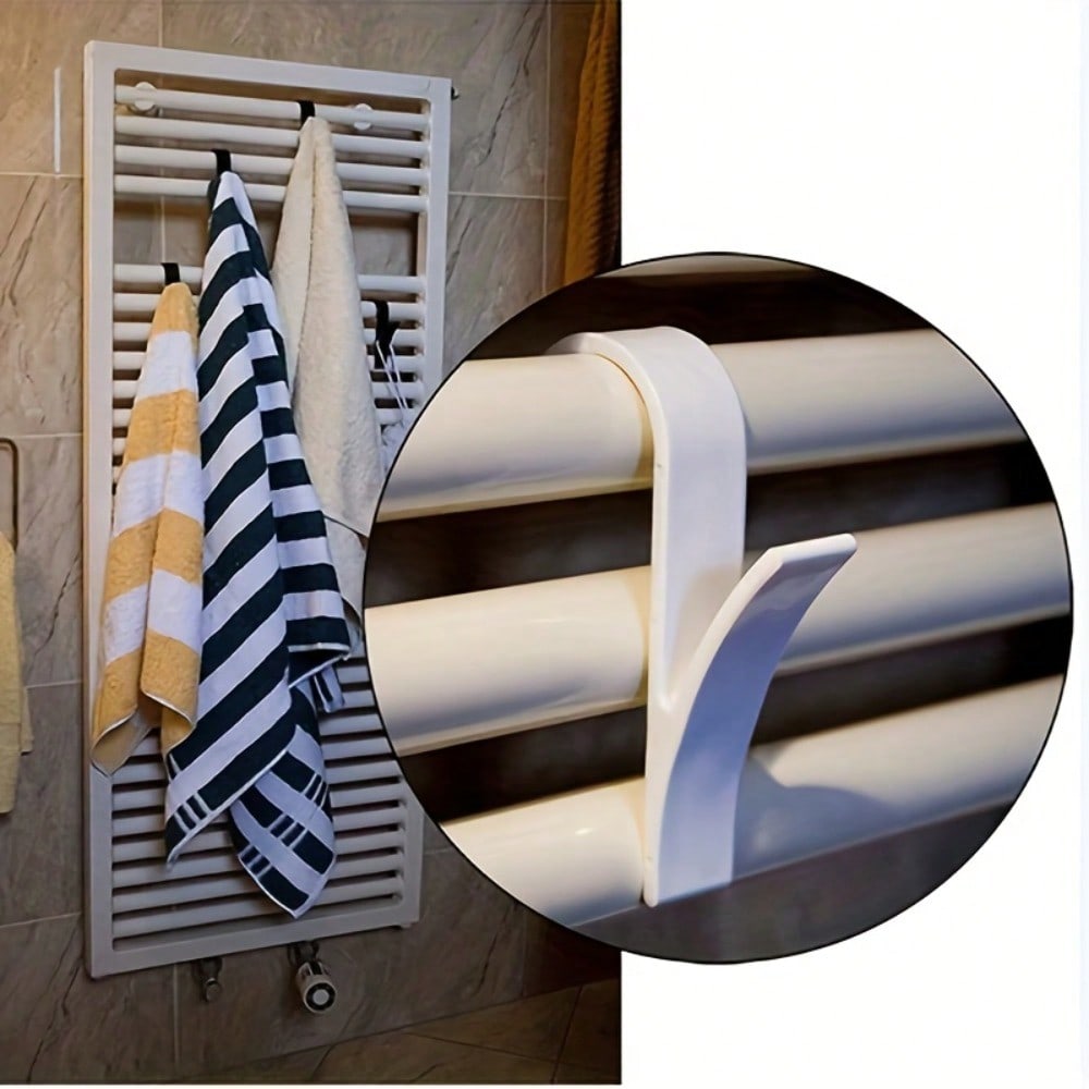 Removable Hooks That Don'T Require Drilling for Installation in Kitchens, Bathrooms, Or Wardrobes / Radiator Hanging Racks with No Hole Installation