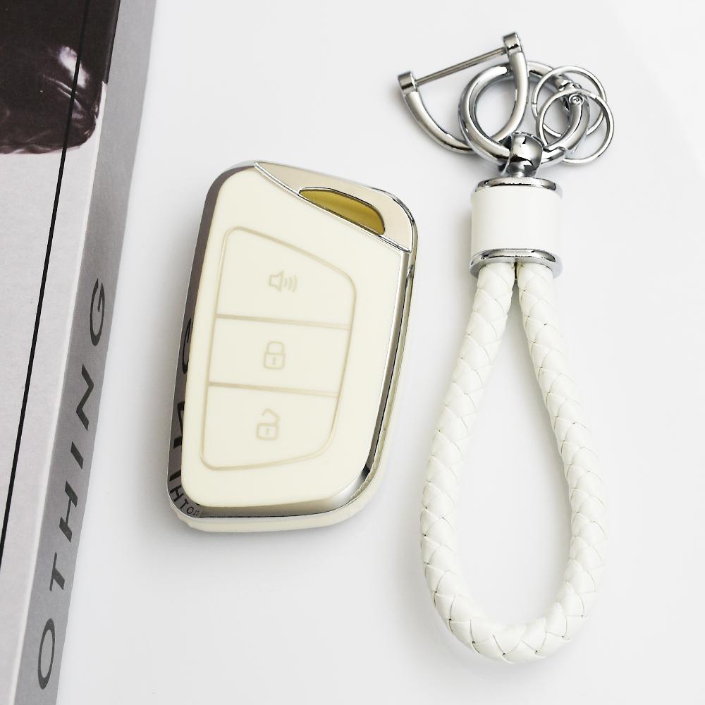 Auto Keyless Shell Protector For Jac Hunter Pickup Ievs4 Iev7S Refine S4 S7 A5 Tpu Car Remote Key Case Cover Bag Accessories