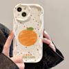 Polka Dot Orange for Apple 17 Mobile Phone Case for IPhone16 New Pro Cute 14 Cartoon Max Female 13 Card