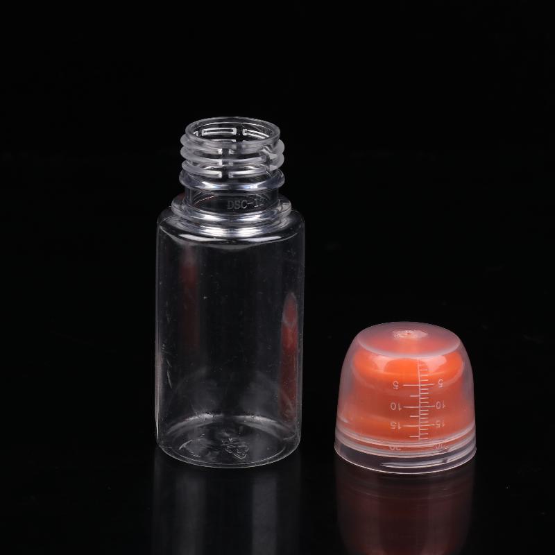 1Pcs Round Square Empty Plastic Sauce Squeeze Bottles Refillable Condiment Containers With Graduated For Salad Dressing Bbq Oils