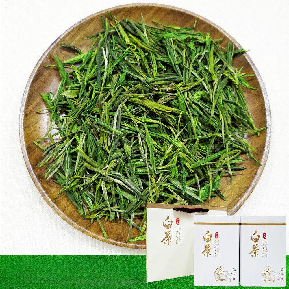 2023 New Tea White Tea Green Tea Mao Feng Type White Leaf Tea Tin 500g/1,1lb