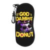 Goddamnit Donut Dungeon Crawler Carl Cartoon Style Glasses Case Unisex Portable Box Glasses Storage Box Protector Glasses Box