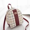 Personalized Contrasting Colors, Fashionable Plaid Backpack, Women's Trendy Single Shoulder Portable Large-capacity Cosmetic Bag