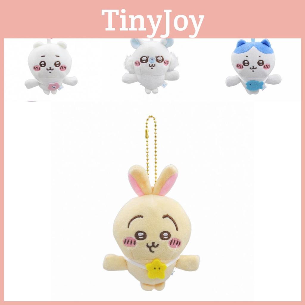 Adorable Self-deprecating Bear Plush Ornament Ultra Soft Short Plush 10cm Animal Figure