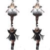 Halloween Womens Dark Angel Devil Costume Fancy Dress Ghost Bar Party Cosplay