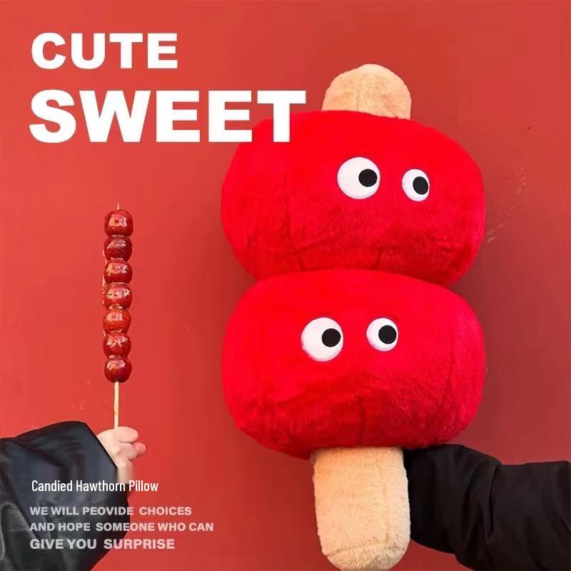 LCsanyp Candied Haw Plush Toy Pillow