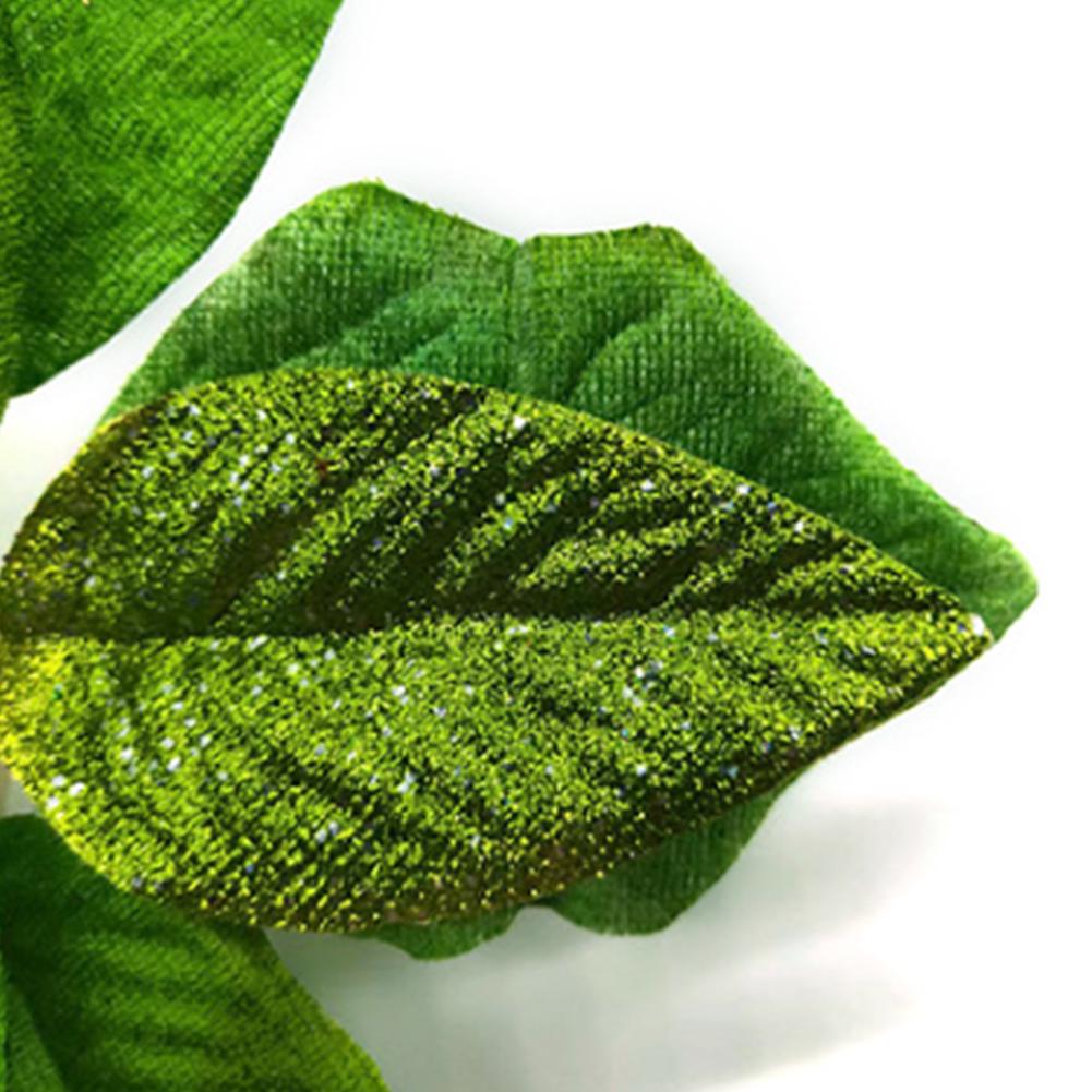 Set of 6 Large 22cm Poinsettia Glitter Flowers for Hanging Suitable for Christmas Trees and Seasonal Home and Event Decorations