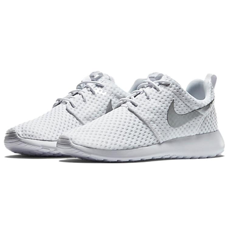 (WMNS) Nike Rosherun BR 'White Metallic' Women's 724850-100