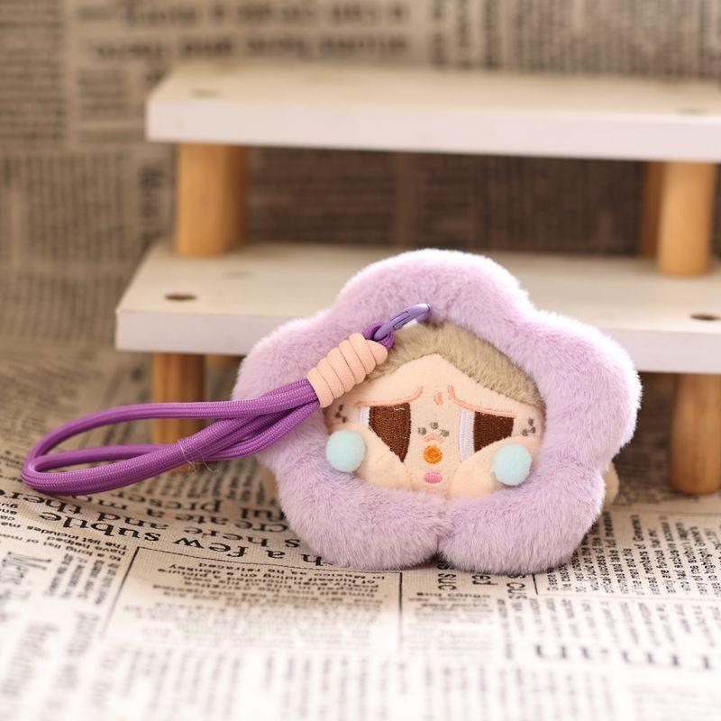 Flower Crybaby Plush Toy Cute Soft Fill Doll Backpack Pendant Keychain Kid Gift