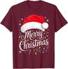Merry Christmas Shirt Vintage Retro Holiday Christmas Graphic Tee