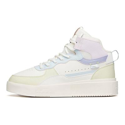 Lifestyle Series Warm Non-Slip High-Top Sneakers Women Sneakers White Green Blue 922138011-4