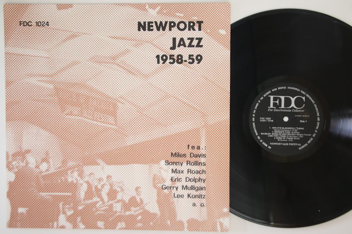 

LP Record VARIOUS - Newport Jazz 1958-59 FDC1024 FOR DISCRIMINAT US Jazz Used