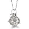 Russia Tradition Chime Exquisite Angel Wings Caller Necklace Essential Oil Diffuser Pregnant Woman Aromatherapy Pendant Jewelry