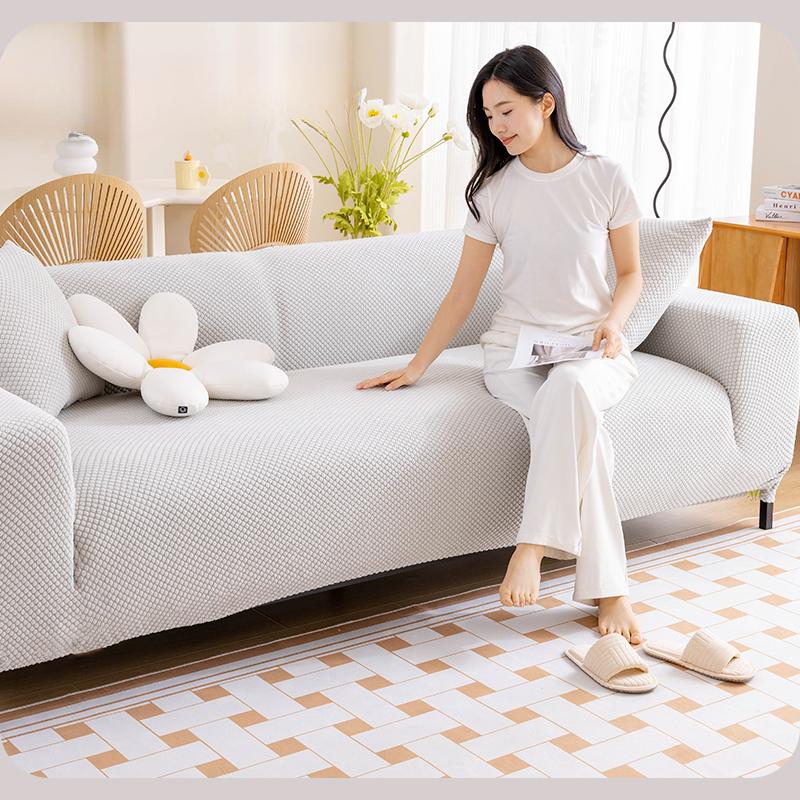 All-inclusive All-in-one Sofa Cover for All Seasons, Simple Elastic Lazy Sofa Cover, Universal Seat Cushion and Backrest