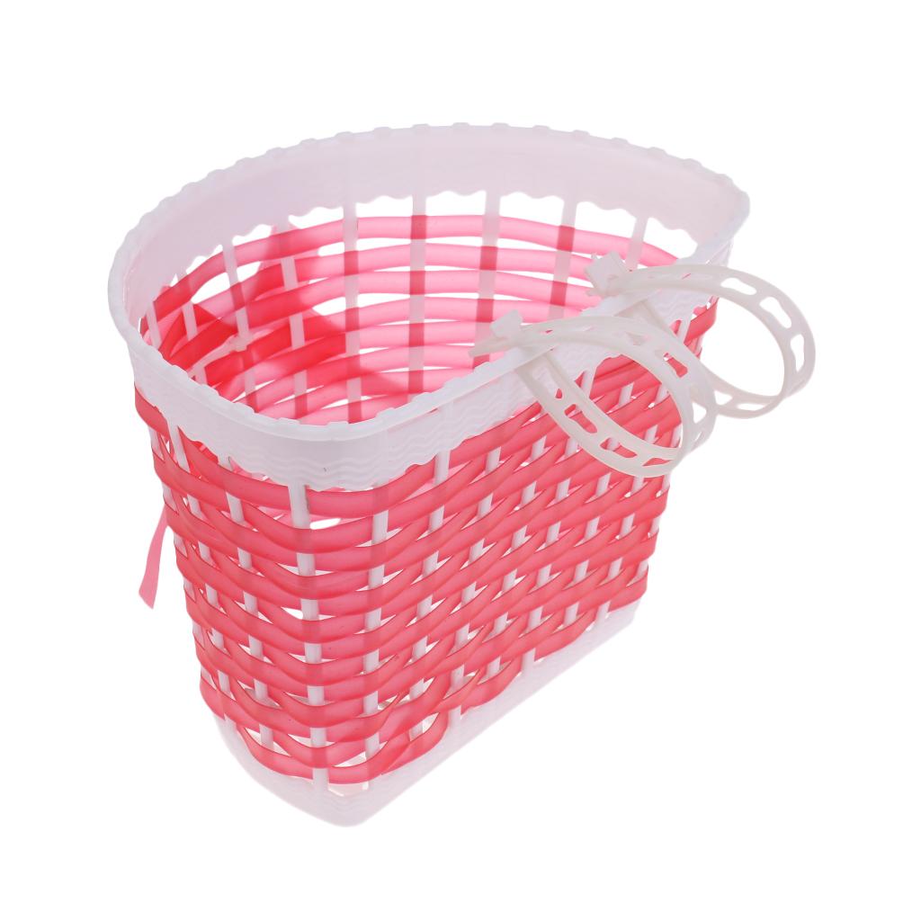 2x Childs Kids Girls Bowknot Basket Decoration With Flowers Inch)