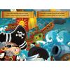 Pirates and Hidden Treasure Children' Book 24 Stickers Adventure Book