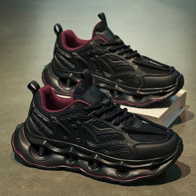 Men's Sports Fashion Casual Tide Shoes Four Season New Breathable Light Soft-sole Outdoor Running Shoes Fashion Student Sneakers