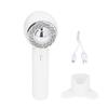 USB-Powered Travel Fan, Turbocharged Handheld Fan, Compact Size for On-The-Go Cooling, Multi-Speed Personal Fan, Rechargeable Portable Fan, Perfect Fo