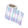 1 Roll 500 Pieces Jewelry Price Tags Stickers Self Sticky Accessories Blank Label for Necklace