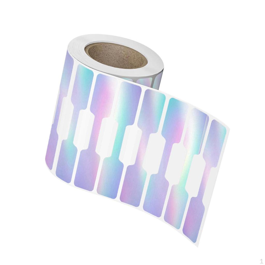 1 Roll 500 Pieces Jewelry Price Tags Stickers Self Sticky Accessories Blank Label for Necklace