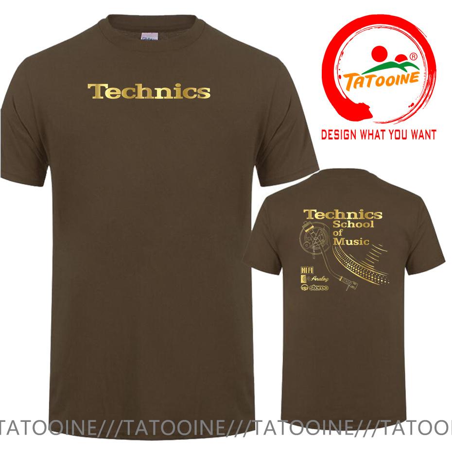 Vintage Deejay Shirt Long Play Tshirt Technics School Of Music T Shirt Unisex Retro Dj Music Tshirt Hot Sale Fashion Top Tee Shirt