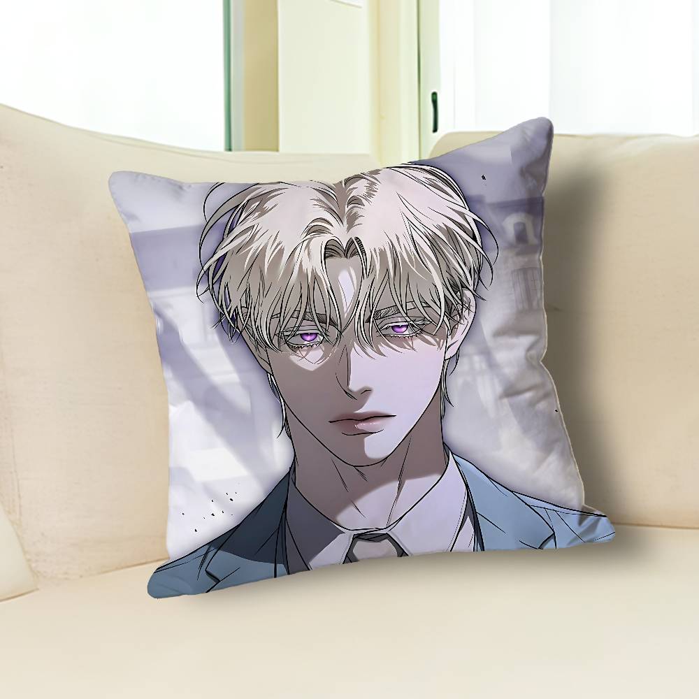 Webtoons Kiss Me If You Can Pillow Cases for Bedroom Living Room Sofa Home Decor Polyester Cushion Cover with Zipper