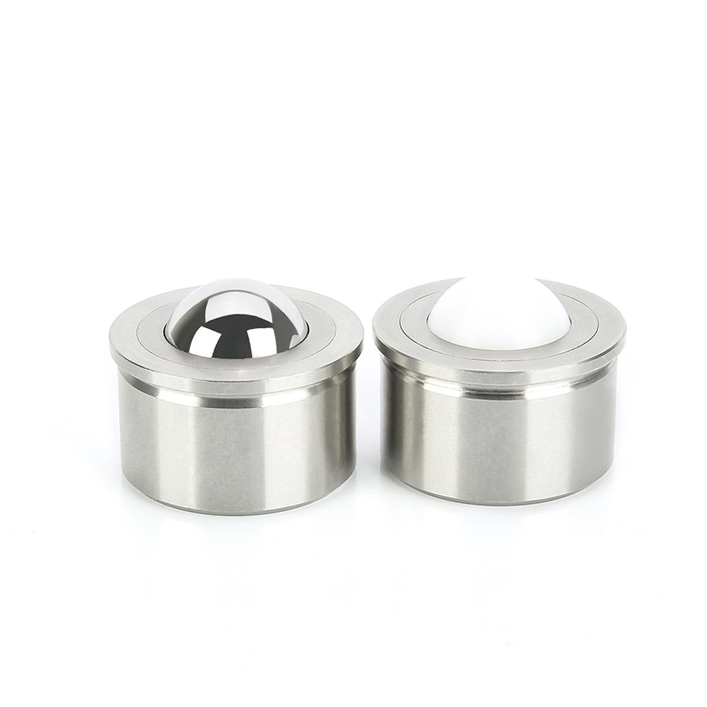 Dia 7.5/9/11/15/18/24/30mm Round Eye Wheel Ball Roller Eye Wheel Bearing Transfer Caster Light/Heavy-duty Universal Roller Wheel Ball