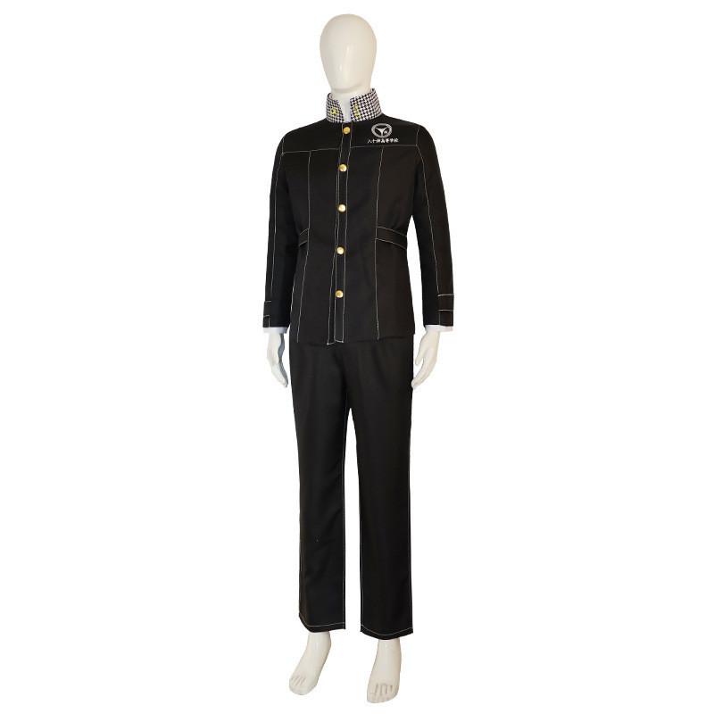 Persona 4 Golden Narukami Yu Kostium Cosplay Stylowy Anime Mundurek