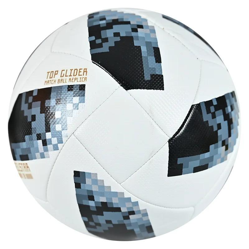 Taille Officielle 4 Ballons de Football de Haute Qualité Matériau PU Sans Coutures Antidérapant Match en Extérieur Entraînement Football But Sports d'Équipe