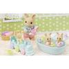 Sylvanian Family Milk Rabbit Triplets Bath Play Set 5707, 1 Piece, Korean Popular Toys