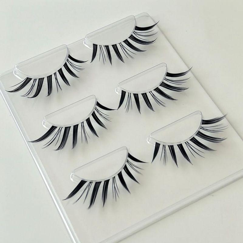 Aimo - Set von 3 : Falsche Wimpern ( Verschiedene Designs )