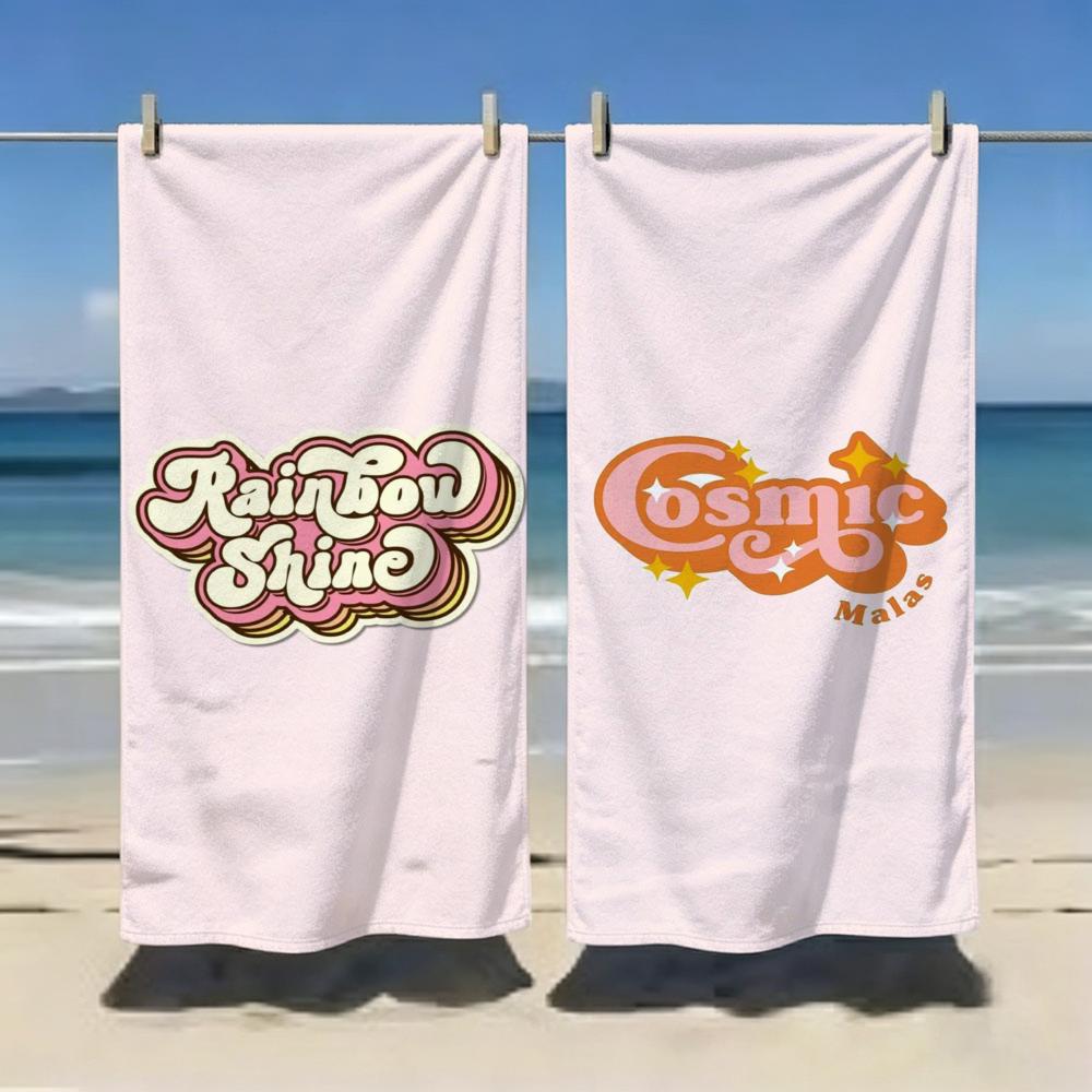 Anime C-Cute Vintage Towel Microfiber soft Beach Towel for Travel Fitness Sauna Bathing Camping