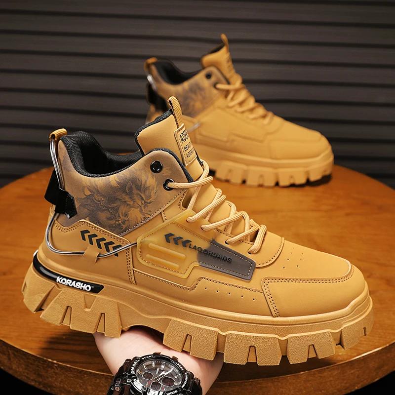 

Модные удобные белые кроссовки для бега для мужчин, новые тенденции 2025 года, осенние высокие толстые мужские спортивные кроссовки, мужские дизайнерские сетчатые однотонные 39