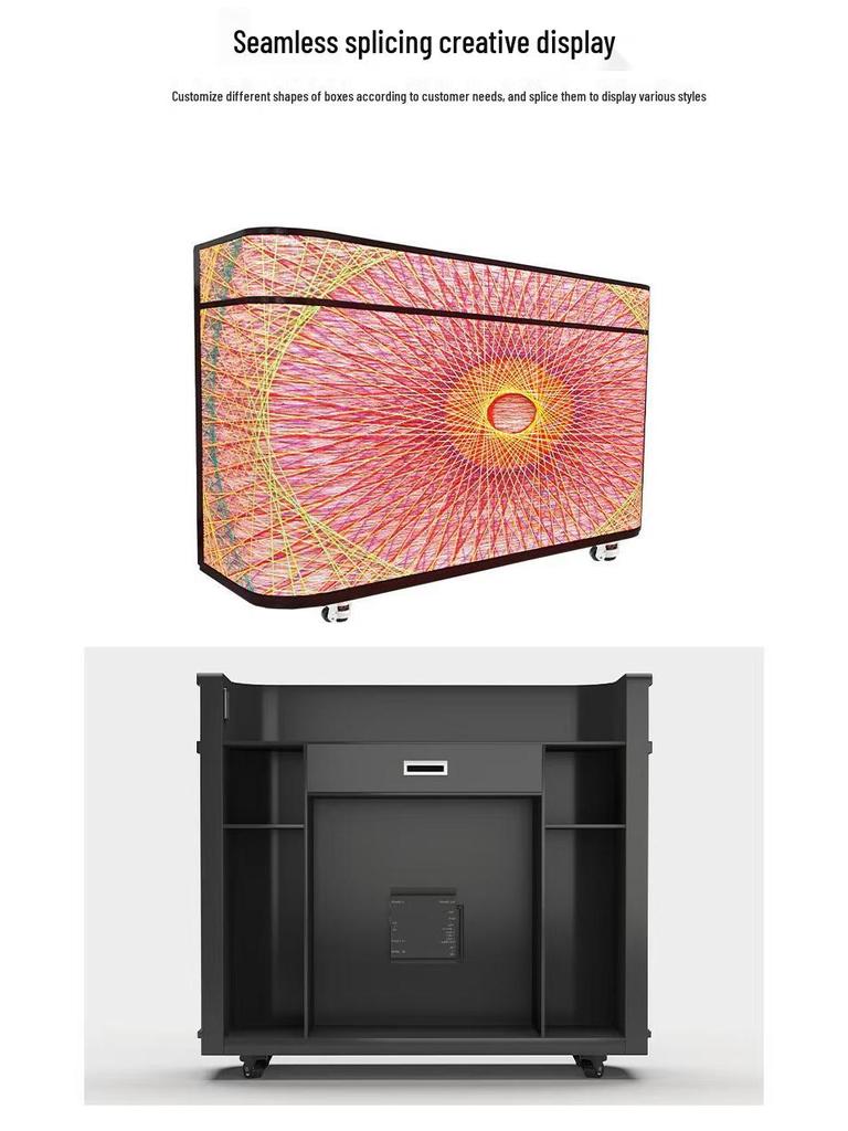 LED Reception Display: Creative Desk or Counter Screen for Hotels, Bars, and Exhibitions