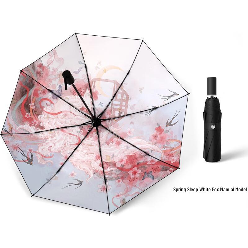 

Nanjiao Fully Automatic 3-Fold Black Vinyl Sun & Rain Umbrella