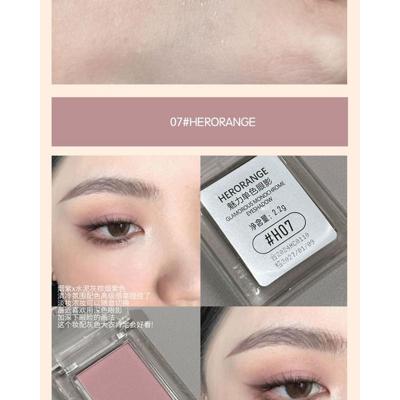HERORANGE - Glamorous Monochrome Eyeshadow - 1-18