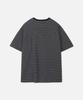 247Silijeu Usa Cotton 20-Count Striped T-Shirt Black