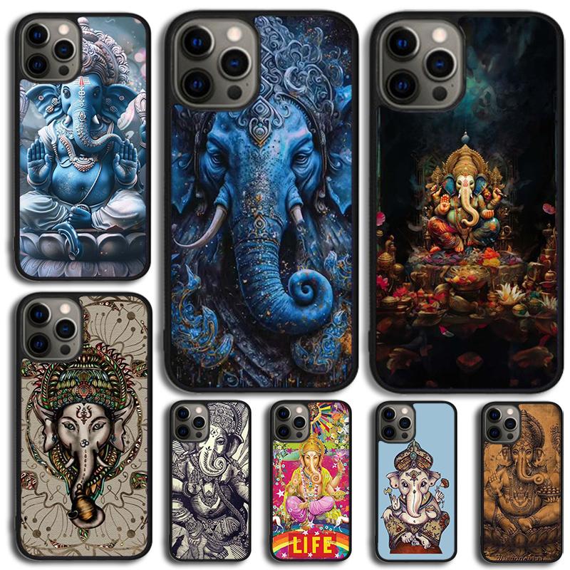 Ganesha Phone Case For iPhone 17 Air 15 16e 14 13 Pro Max Coque 12 11 Pro Max PLUS Cover