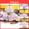 Adorável Chaveiro de Pelúcia de Coelho Fofo Brinquedo Macio Acessório de Bolsa de Coelho Encantador