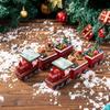 Christmas Train Ornament - Santa Claus Resin Decoration for Desktop or Window