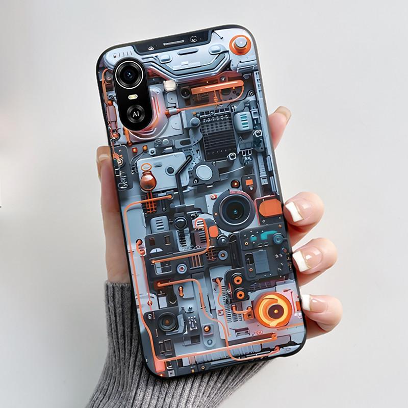 For ZTE Blade A31 Plus / BladeA31 Case Matte Black Aesthetic Luxury Cute Cool Boys Girls Pattern Casing Soft Silicone Back Cover