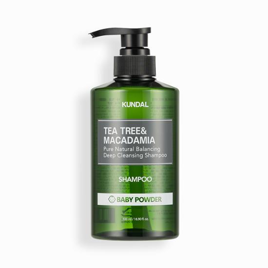 KUNDAL Tea Tree & Macadamia Deep Cleansing Shampoo 500ml (one of 4 Scents)