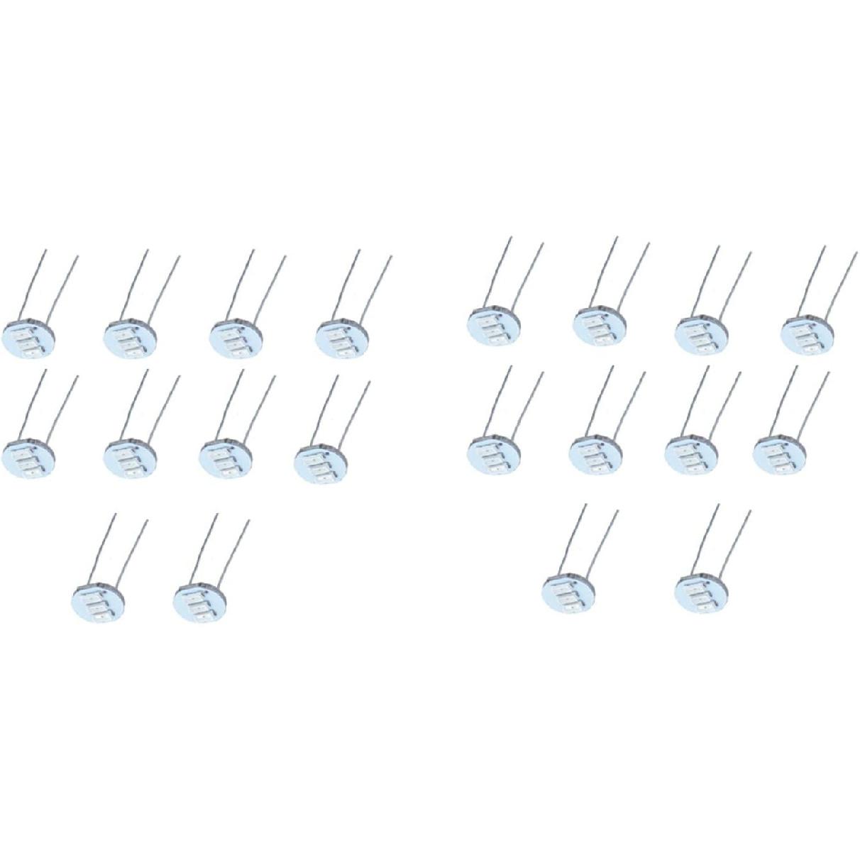 

cciyu 20Pcs 4.7mm-12v Car Green For Mini Bulbs Lamps Indicator Cluster Speedometer Backlight Lighting (blue) жёлтый