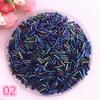 New 2*6.5mm 400pcs/lot Czech Cylindrical Glass Bugle Beads European Seed Long Tube Two Hole Loose Beads for Jewelry Making