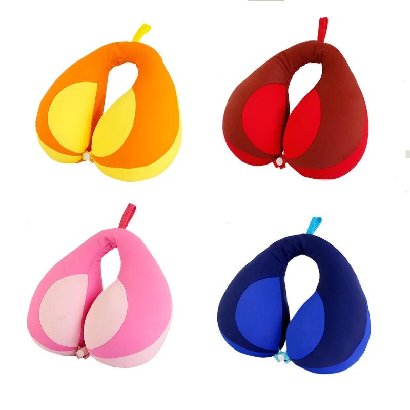 Children's Car Neck Protection Pillow Plush U-shaped Nap Pillow Baby Car Safety Seat Head Support Pillow Children Travel Pillow