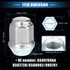 X Autohaux Car Wheel Lug Nuts for Ford 2000-2008 Focus for Honda 1994-2002 Passport No.6509769AA/6502738/6500092 M12x1.5